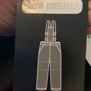 Toddler snow winter ski bib